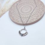 Κολιέ boho ασημί