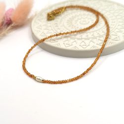 Κολιέ με χάντρες topaz