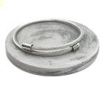 Βραχιόλι ατσάλι με βίδα για charms