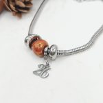 Βραχιόλι γούρι χοντρή αλυσίδα ατσάλι με charm