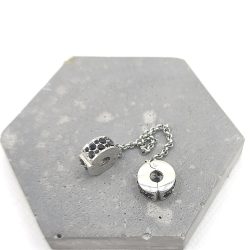 Διπλό charm stopper με αλυσίδα
